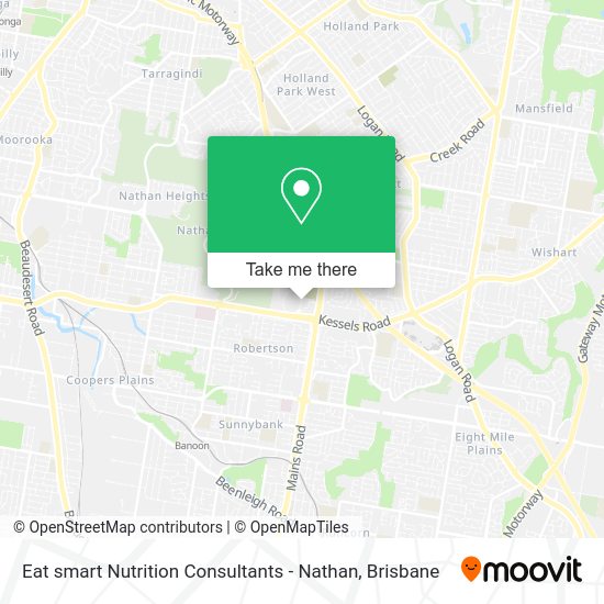 Eat smart Nutrition Consultants - Nathan map