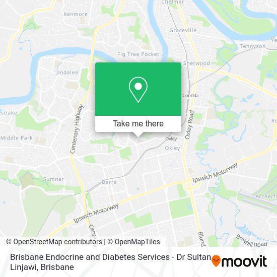 Brisbane Endocrine and Diabetes Services - Dr Sultan Linjawi map