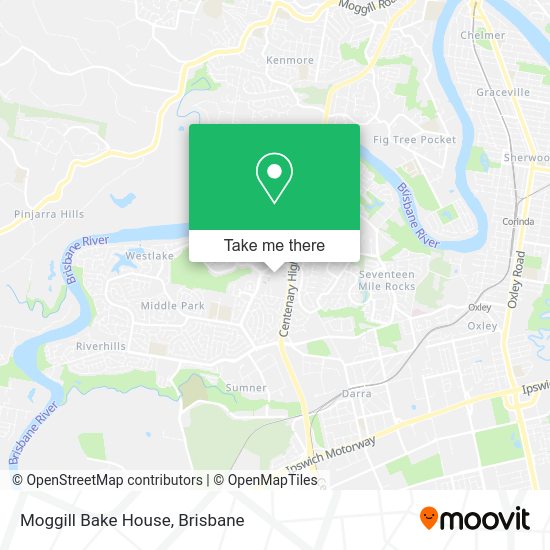 Moggill Bake House map