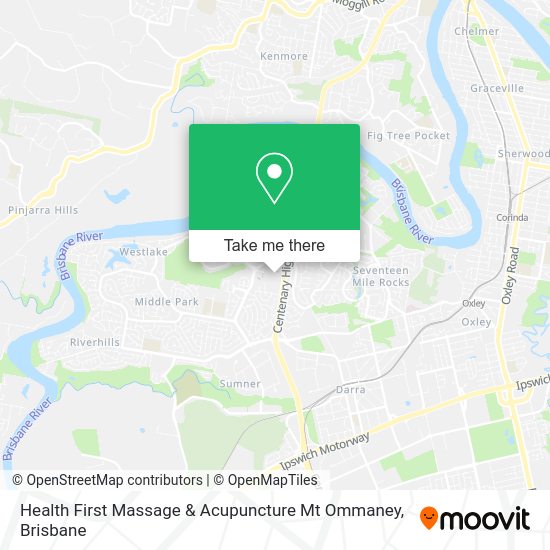 Health First Massage & Acupuncture Mt Ommaney map