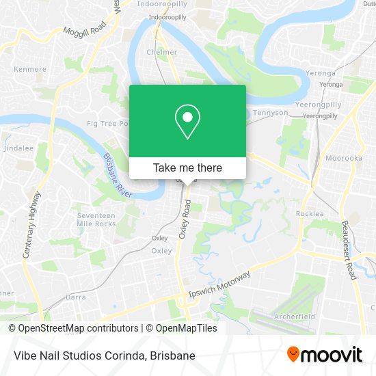 Vibe Nail Studios Corinda map