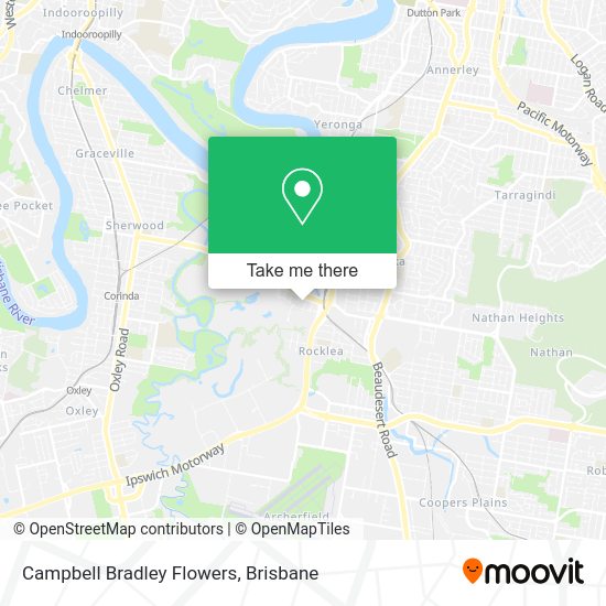 Campbell Bradley Flowers map