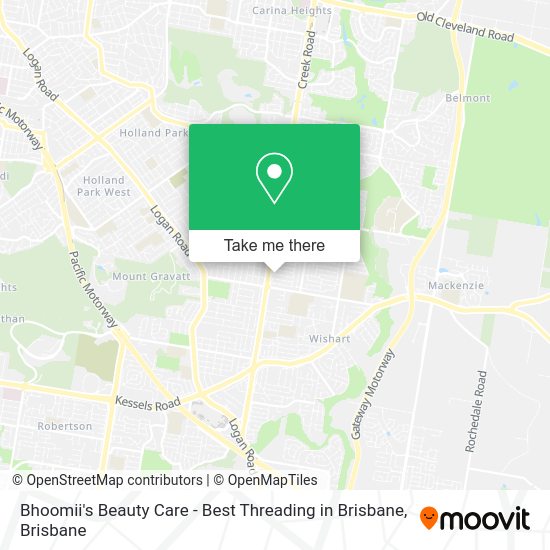 Bhoomii's Beauty Care - Best Threading in Brisbane map