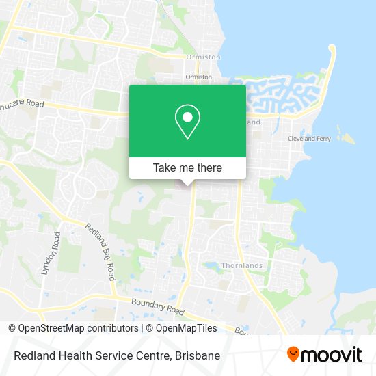 Redland Health Service Centre map