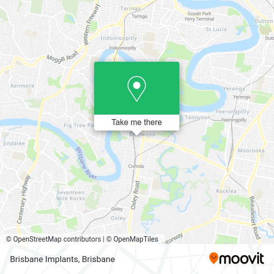 Brisbane Implants map