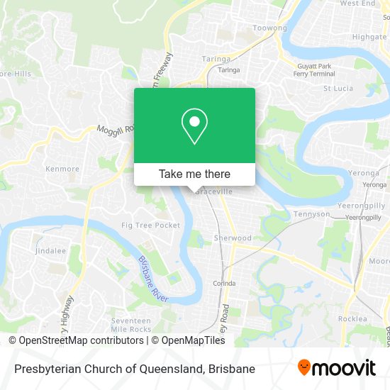 Presbyterian Church of Queensland map