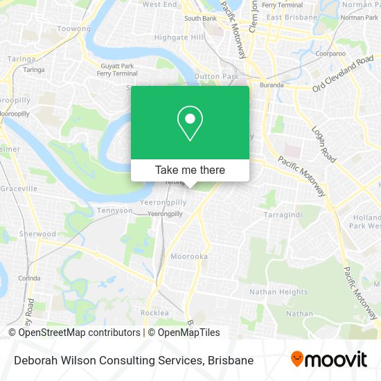 Deborah Wilson Consulting Services map