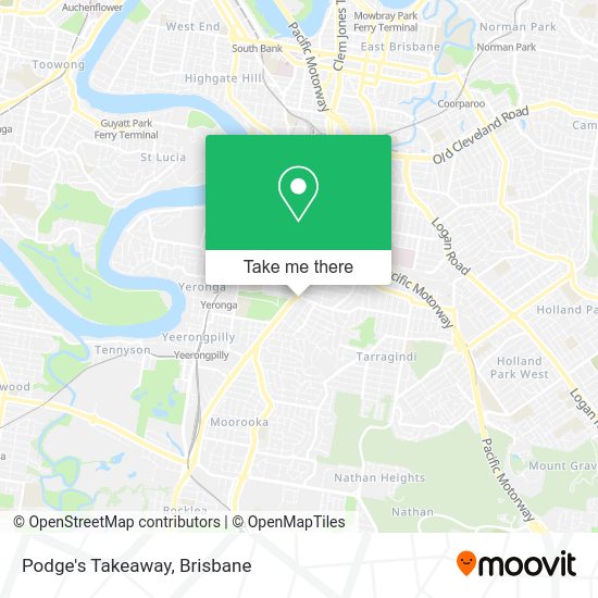 Podge's Takeaway map