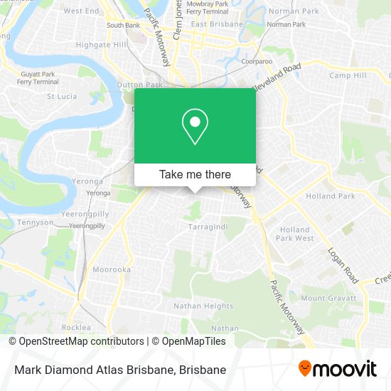 Mark Diamond Atlas Brisbane map
