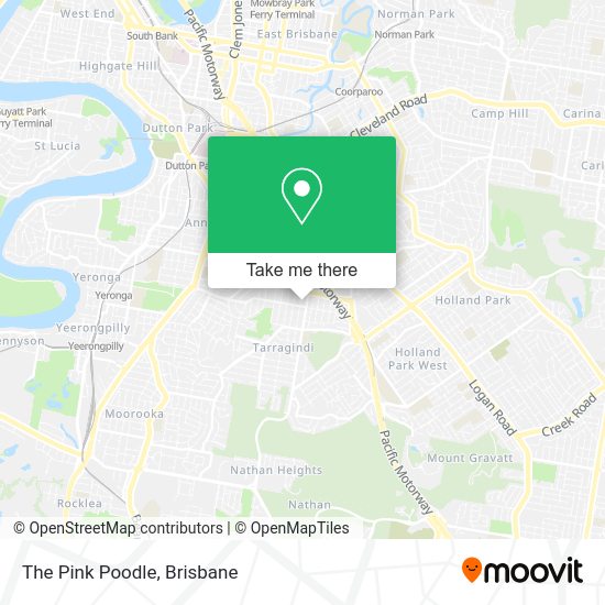 The Pink Poodle map