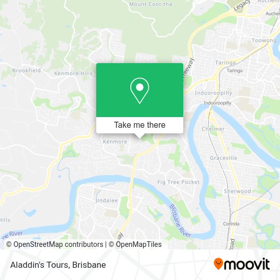 Aladdin's Tours map