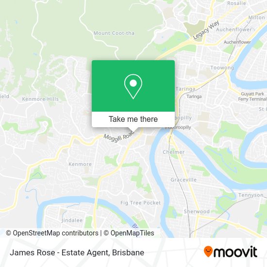 James Rose - Estate Agent map