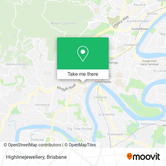 Highlinejewellery map
