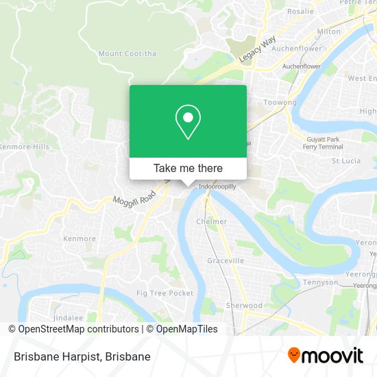 Brisbane Harpist map