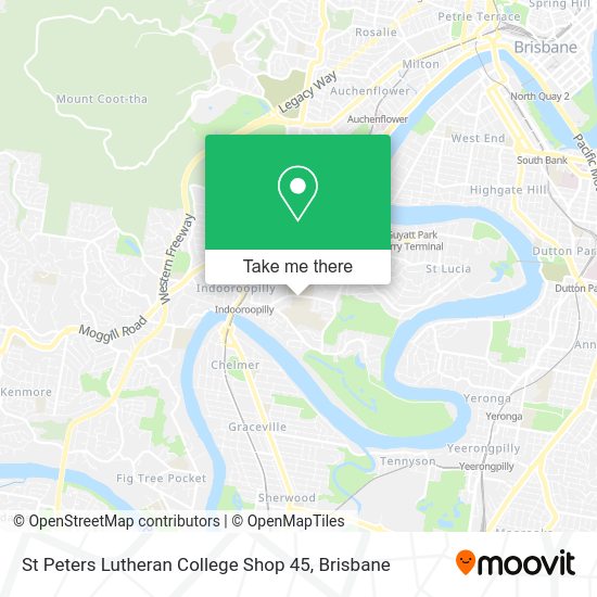 St Peters Lutheran College Shop 45 map