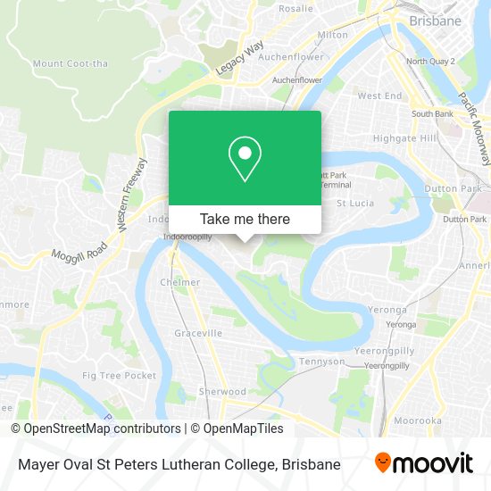 Mayer Oval St Peters Lutheran College map
