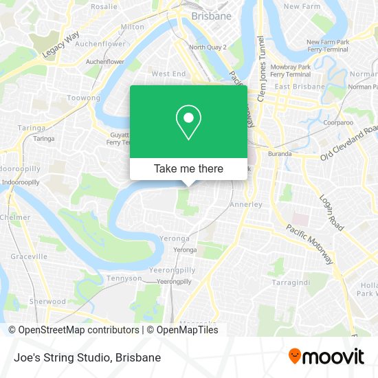 Joe's String Studio map