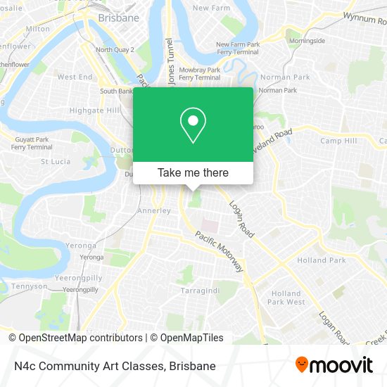 N4c Community Art Classes map