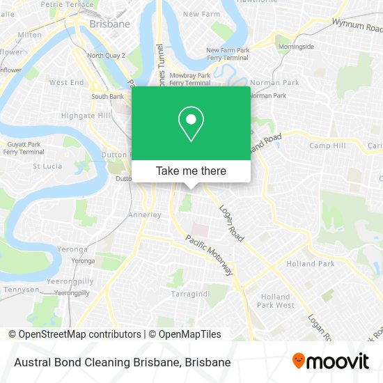 Austral Bond Cleaning Brisbane map