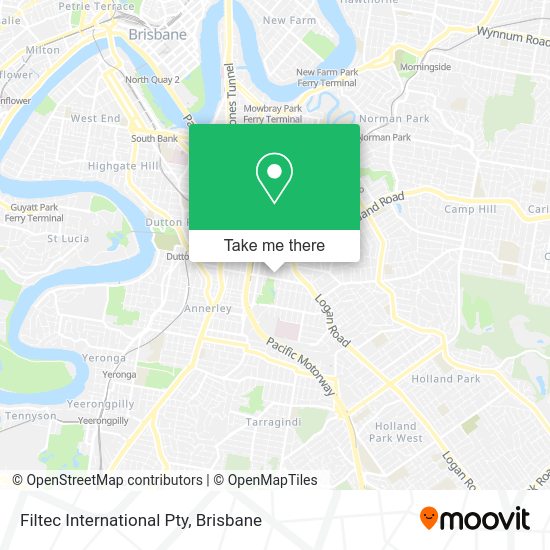 Filtec International Pty map