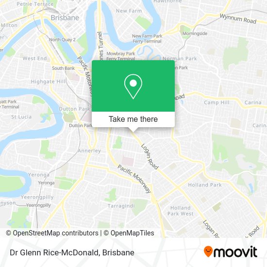 Dr Glenn Rice-McDonald map