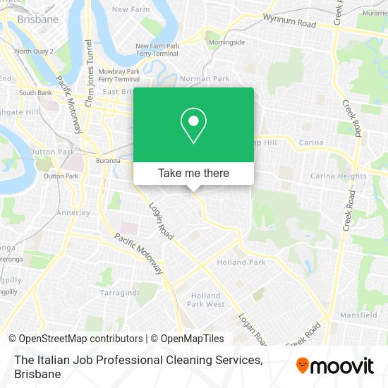 The Italian Job Professional Cleaning Services map