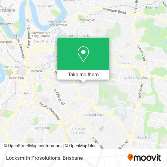 Locksmith Prosolutions map