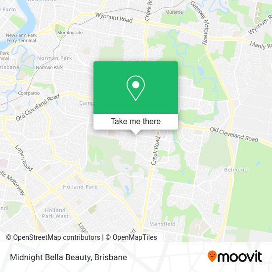 Midnight Bella Beauty map