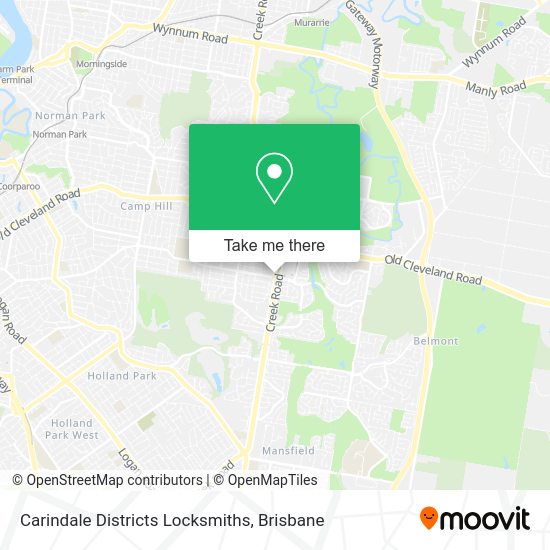 Carindale Districts Locksmiths map