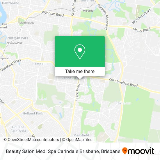 Beauty Salon Medi Spa Carindale Brisbane map