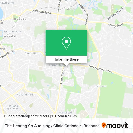 The Hearing Co Audiology Clinic Carindale map