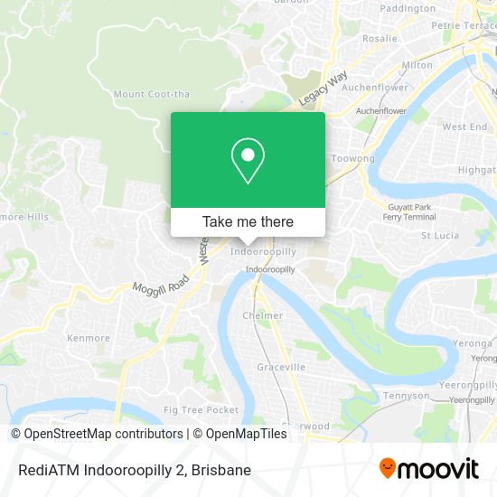 RediATM Indooroopilly 2 map