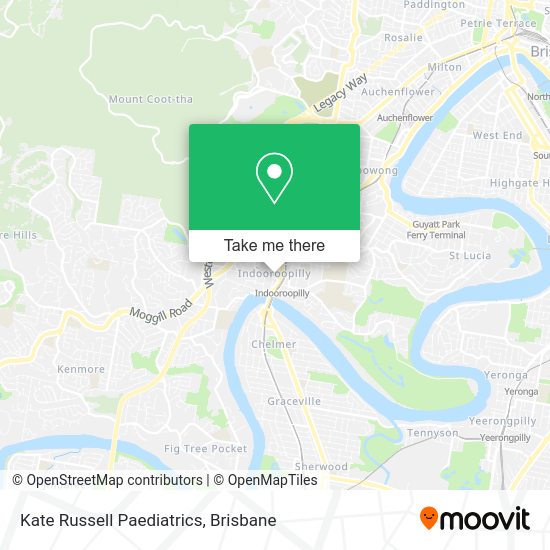 Kate Russell Paediatrics map