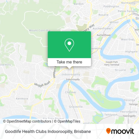 Goodlife Health Clubs Indooroopilly map