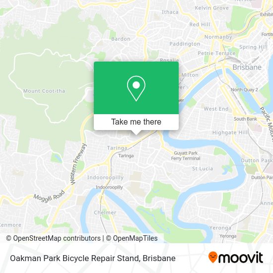Oakman Park Bicycle Repair Stand map