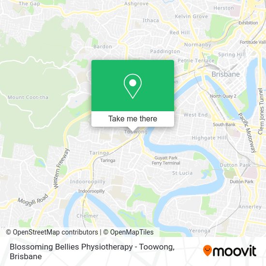Blossoming Bellies Physiotherapy - Toowong map