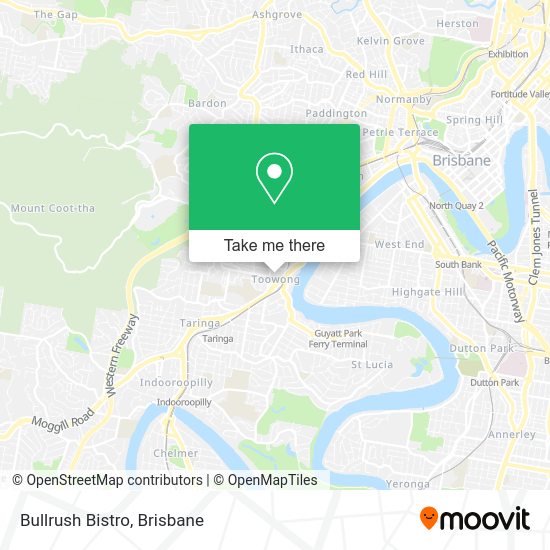 Bullrush Bistro map