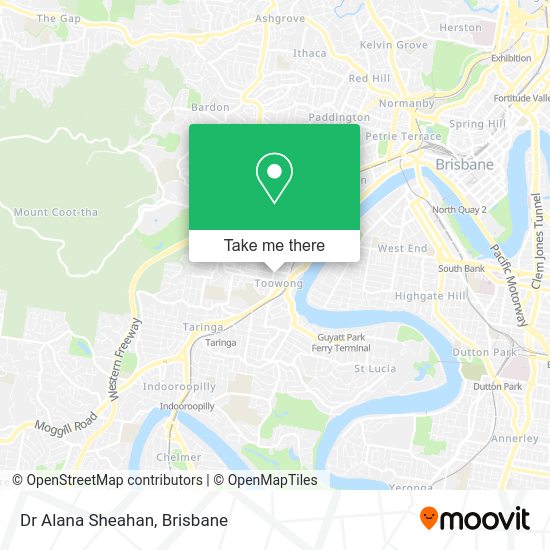 Dr Alana Sheahan map