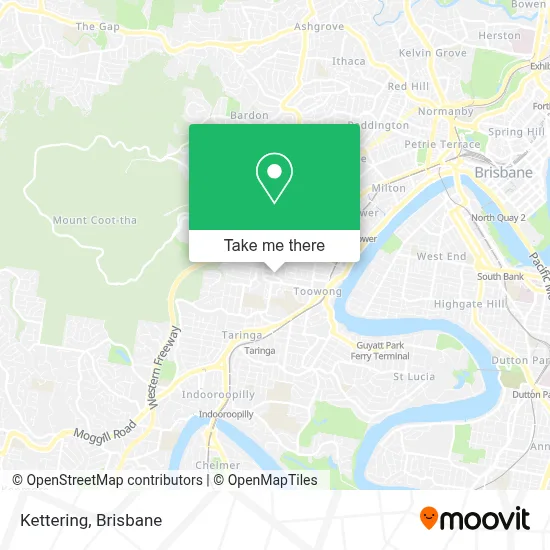 Mapa Kettering