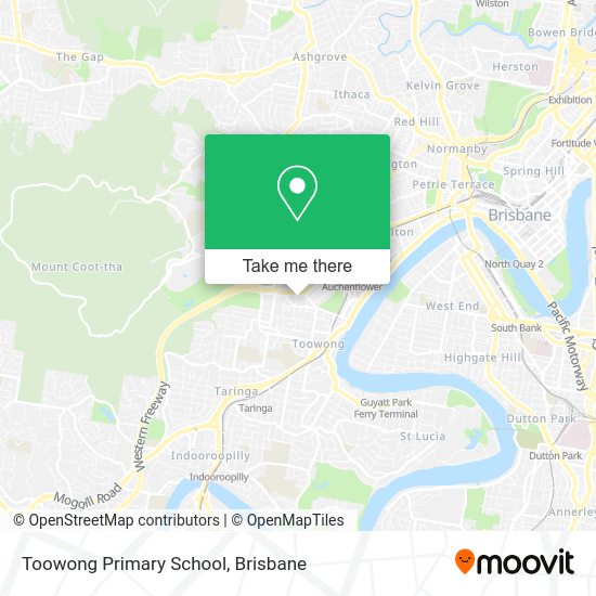 Toowong Primary School map