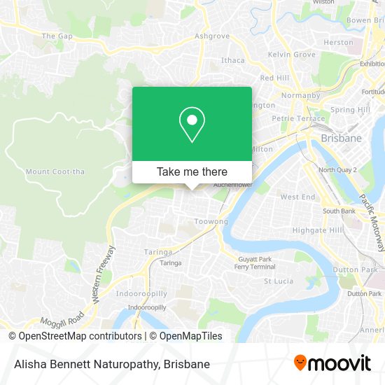 Alisha Bennett Naturopathy map