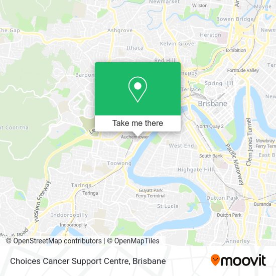 Choices Cancer Support Centre map