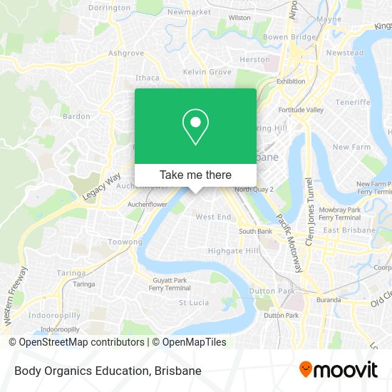 Body Organics Education map
