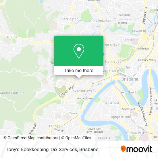 Tony's Bookkeeping Tax Services map