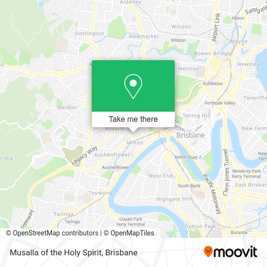 Musalla of the Holy Spirit map