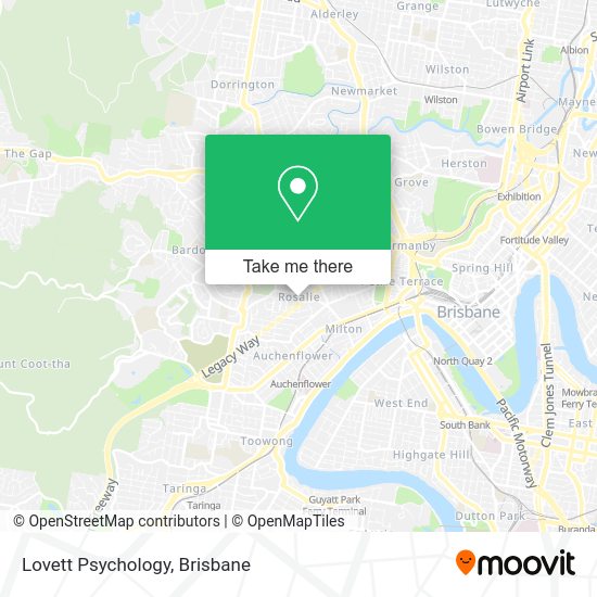 Lovett Psychology map