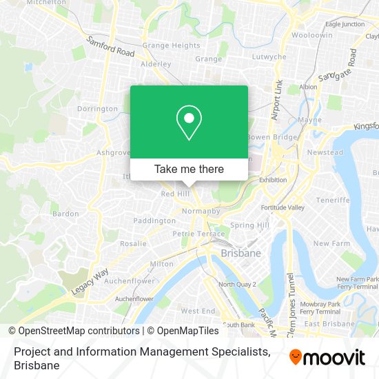 Project and Information Management Specialists map