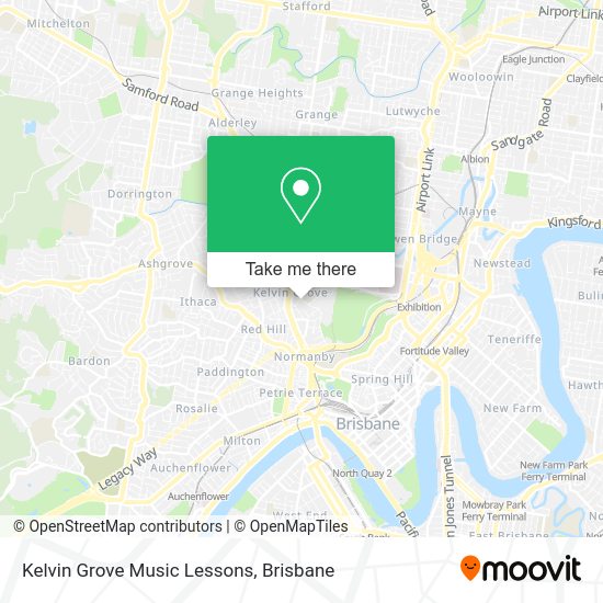 Kelvin Grove Music Lessons map