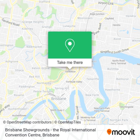 Brisbane Showgrounds - the Royal International Convention Centre map
