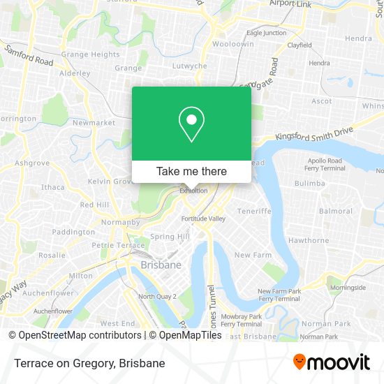 Terrace on Gregory map